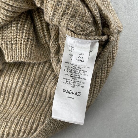 By Anthropologie Sweater Vest Women Small Beige Wrap Knit 2-Piece Boho OB1429125 - Picture 9 of 10